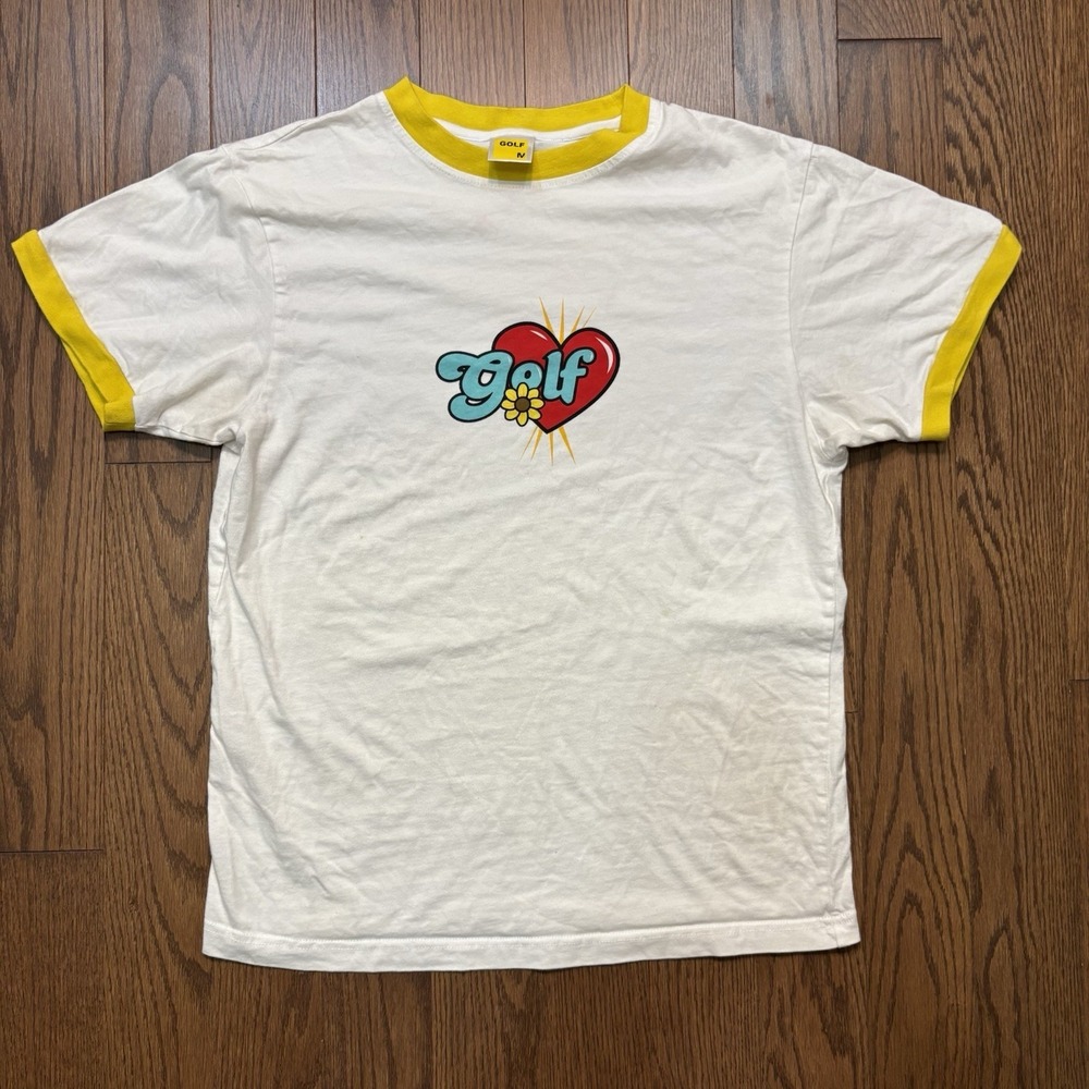 Golf Le Fleur T Shirt Ringer Tyler The Creator Rap Tee Heart Graphic M Romeo